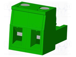 Connector: pluggable terminal block; plug; female; straight; 12A