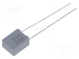 Capacitor: polyester; 100nF; 160VAC; 250VDC; Pitch: 0.5mm; ±10%