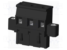 Connector: pluggable terminal block; plug; female; angled 90°