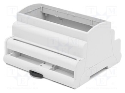 Enclosure: for DIN rail mounting; No.of mod: 6