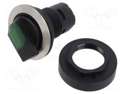 Switch: rotary; 22mm; Stabl.pos: 1; yes; IP65; Pos: 2; Cutout: Ø22.3mm