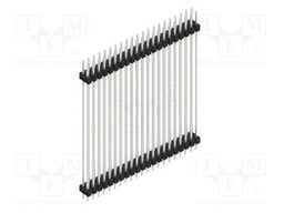 Connector: pin strips; pin header; male; PIN: 42; 2.54mm; THT; 2x21
