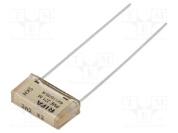 Capacitor: paper; X2; 2.2nF; 275VAC; 10.2mm; ±20%; THT; 630VDC