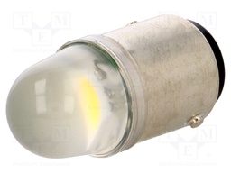 LED lamp; white; BA15D; 24VDC; 24VAC