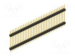 Connector: pin strips; pin header; male; PIN: 34; 2.54mm; THT; 1x34
