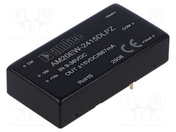 Converter: DC/DC; Protection: short circuit protection SCP