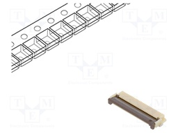 Connector: FFC (FPC); horizontal; PIN: 30; ZIF,bottom contacts