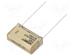 Capacitor: paper; X2; 100nF; 275VAC; 20.3mm; ±20%; THT; Series: P409