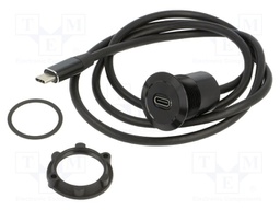 Adapter; for panel mounting,rear side nut; Thread: M22; 1÷10mm