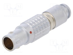 Connector: circular; Series: 1B; plug; male; soldering; for cable