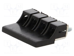 Screw bridge; Application: ZUG-2,5; ways: 4; black