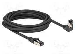 Patch cord; S/FTP; Cat: Cat 8.1; RJ45 plug,RJ45 down angled plug