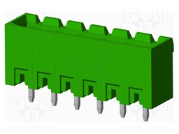 Connector: pluggable terminal block; socket; male; straight; THT