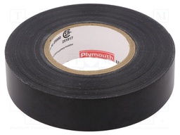Tape: electrical insulating; W: 19mm; L: 20m; D: 0.18mm; black; 260%