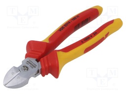 Pliers; side,cutting,insulated; 180mm; steel