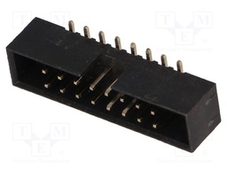Socket; IDC; male; PIN: 16; vertical; SMT; gold flash; 2mm