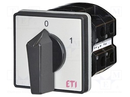 Switch: cam switch; Stabl.pos: 2; 63A; 0-1; for building in; Pos: 2