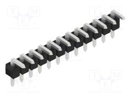 Connector: pin strips; pin header; male; PIN: 12; 2.54mm; THT; 1x12