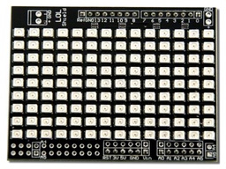 Module with 126 LED's (14x9); pin strips,pin header