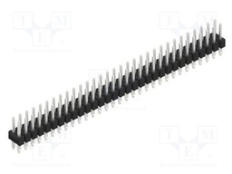 Connector: pin strips; pin header; male; PIN: 62; 2.54mm; THT; 2x31