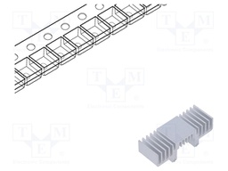 Heatsink: extruded; TO252,TO263; metallic; L: 12.7mm; W: 35.2mm