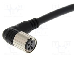 Connection lead; M8; PIN: 4; angled; female
