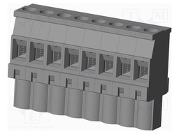 Connector: pluggable terminal block; plug; female; angled 90°