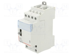 Contactor: 4-pole installation; NO x4; 230VAC; 25A; DIN; SM400