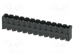 PCB headers, nominal cross section: 2.5 mm2, color: black, n
