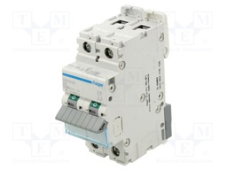 Circuit breaker; 230/400VAC; Inom: 6A; Poles: 2; DIN; Charact: B