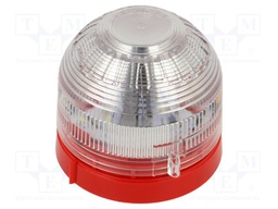 Signaller: lighting; flashing light; red; Sonos; 10÷60VDC; IP21