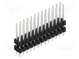 Connector: pin strips; pin header; male; PIN: 26; 2.54mm; THT; 2x13