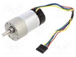 Motor: DC; with gearbox; 6÷12VDC; 5.5A; Shaft: D spring; 540rpm