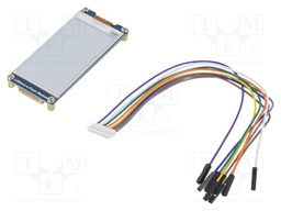 Display: e-paper; 2.66"; 296x152; Dim: 37x83.5mm; 3.3÷5VDC; 170°