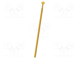 Needle-like test probe; Operational spring compression: 2mm