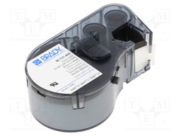 Label; 12.7mm; white; Character colour: black; H: 25.4mm