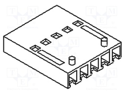Plug; wire-board; female; C-Grid III; 2.54mm; PIN: 20; w/o contacts