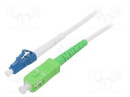 Fiber patch cord; OS2; LC/UPC,SC/APC; 30m; Optical fiber: 9/125um