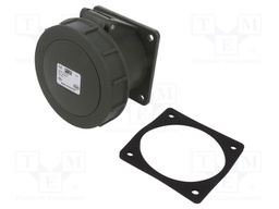 Connector: AC supply 3-phase; socket; female; 32A; 230VAC; IP67