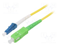Fiber patch cord; OS2; LC/UPC,SC/APC; 30m; Optical fiber: 9/125um