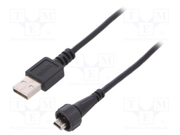 Adapter cable; USB A plug,mini USB B plug (sealed); IP67; 5m
