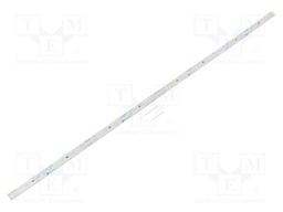 LED strip; 24V; white warm; W: 10mm; L: 480mm; CRImin: 80; 120°; D: 3mm