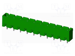 Connector: pluggable terminal block; socket; male; straight; THT