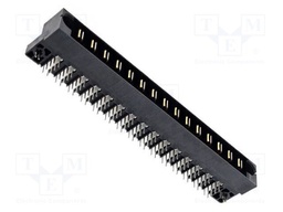 Connector: wire-board; -55÷125°C; angled; PIN: 15; THT; male; 7.62mm