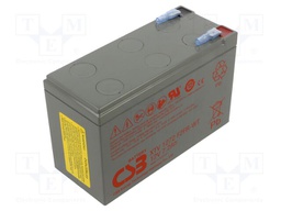 Re-battery: acid-lead; 12V; 7.2Ah; AGM; maintenance-free