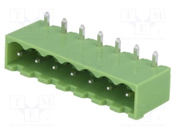 Pluggable terminal block; Contacts ph: 5mm; ways: 7; angled 90°