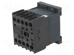 Contactor: 3-pole; NO x3; Auxiliary contacts: NO; 24VDC; 9A; W: 45mm