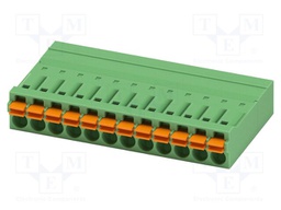PCB connector, nominal cross section: 1.5 mm?, color: green,