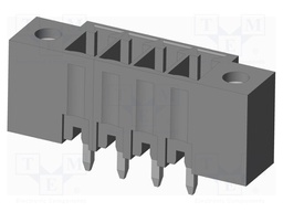 Connector: pluggable terminal block; socket; male; on PCBs