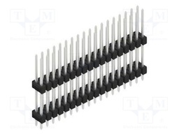 Connector: pin strips; pin header; male; PIN: 36; 2.54mm; THT; 2x18